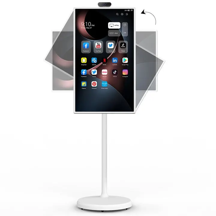 Cozyla Tablet TV, Portable Touchscreen Monitor Tablet TV, Moving Wireless Display for Live Streaming, Fitness & Entertainment