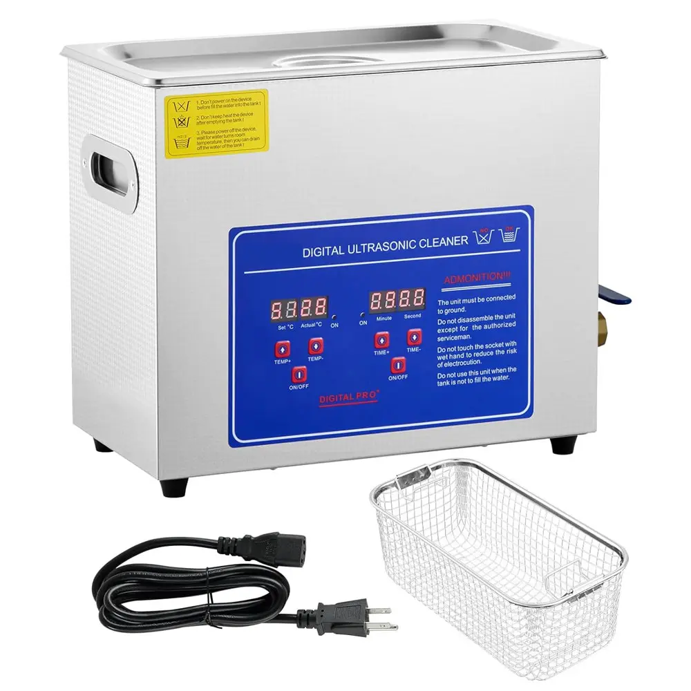Garvee 15/22/30L Commercial Sonic Cleaner, 40kHz Professional Cleaning Machine with Digital Timer & Heater, 110V - Ideal for Watches, Instruments, and Industrial Parts, FCC/CE/RoHS Certified