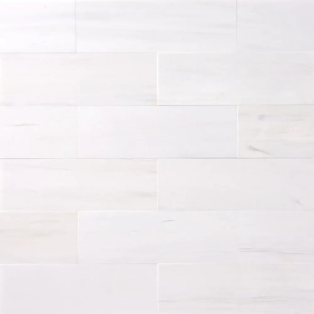 Bianco Dolomite Marble 4x12 Polished/Honed Subway Tile