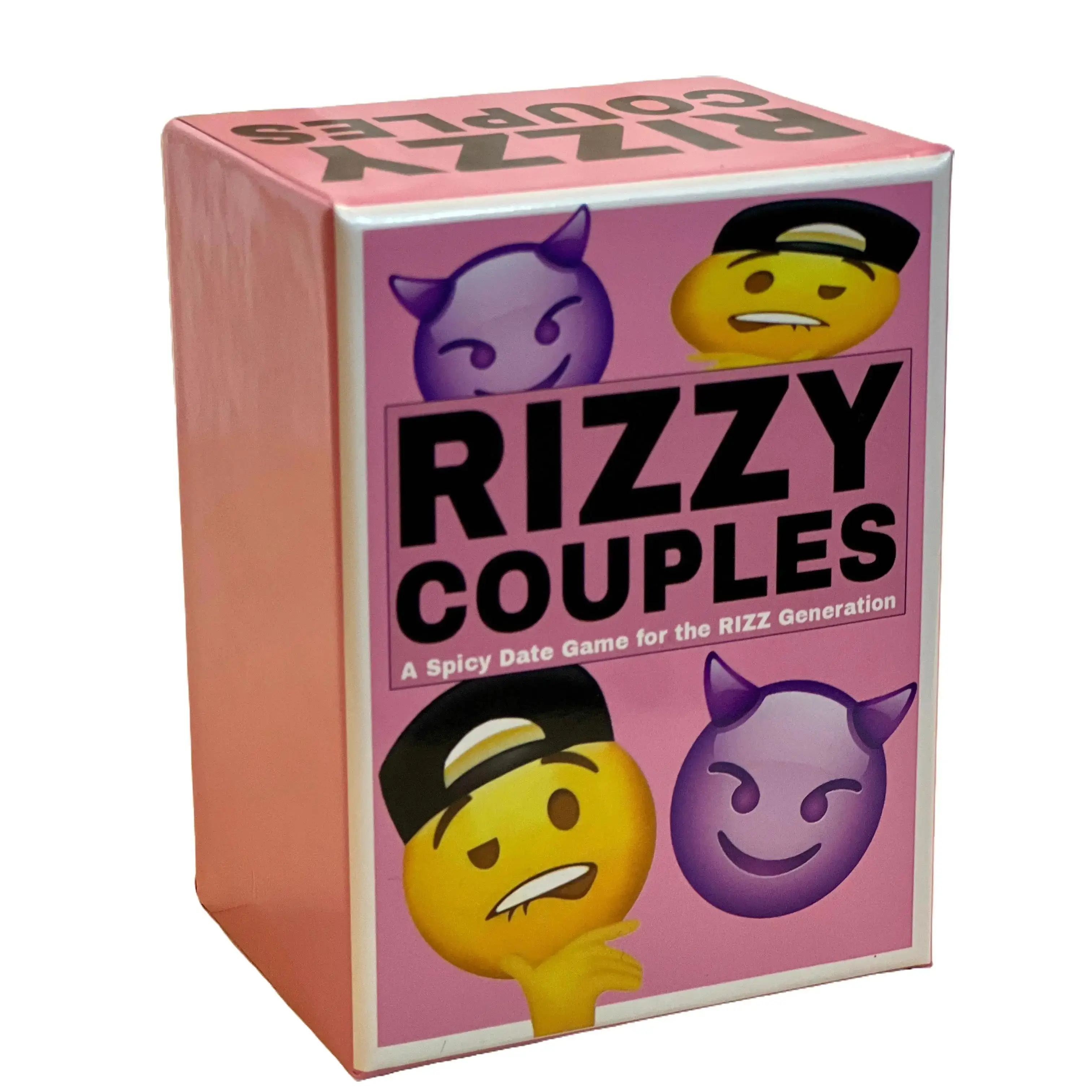 RIZZY COUPLES Spicy Date Game for the Rizz Generation - 150 Cards with Challenges, Dares & Creative Rewards for Couples or Groups - Adult Card Game