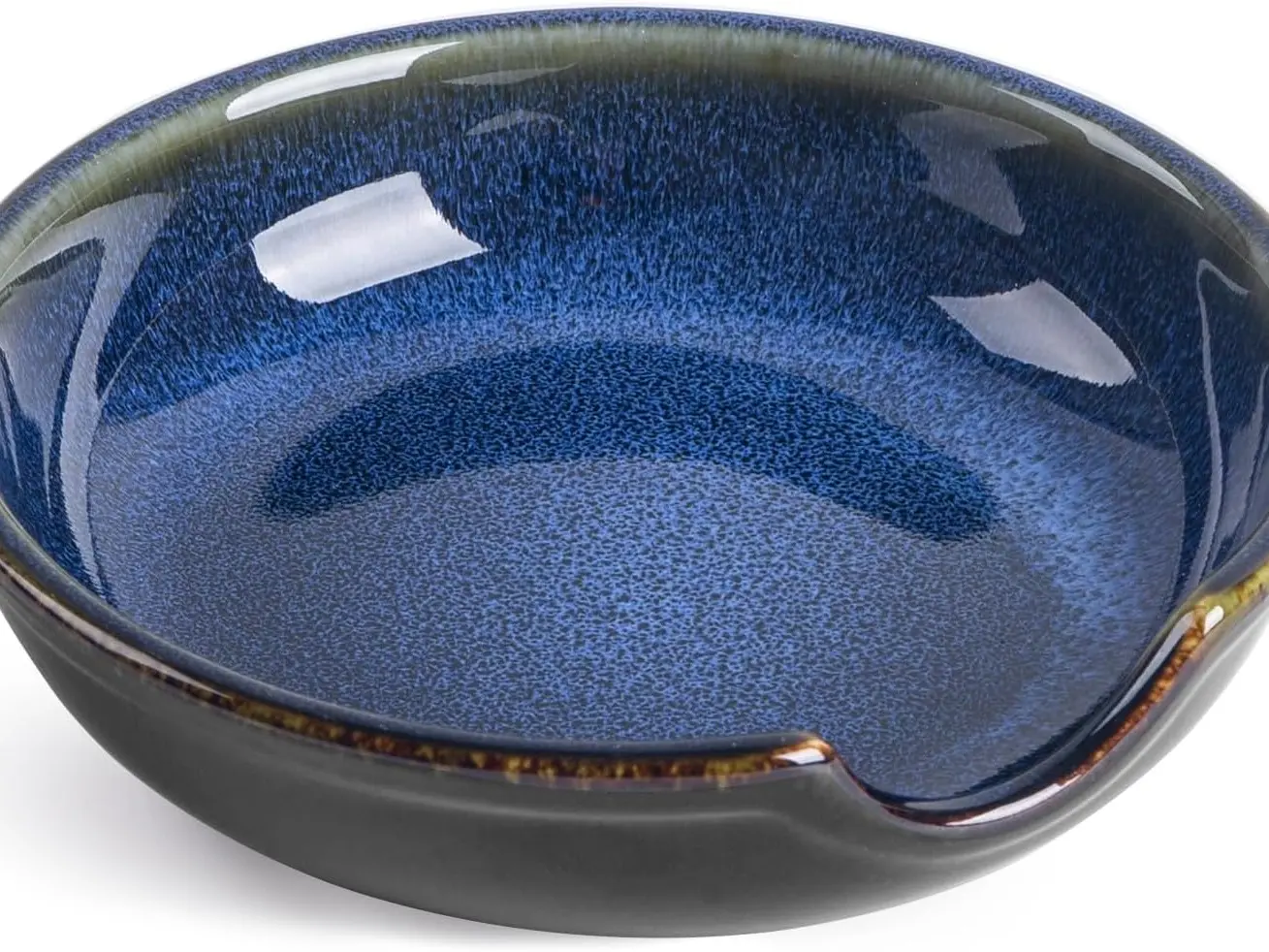 Stylish Ceramic Cutlery & Tableware Rest - Heat-Safe, Stove Top & Kitchen Counter Holder for Spoons, Ladles, Spatulas (Blue)
