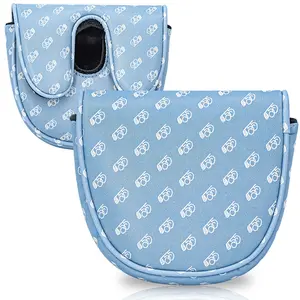 Compatible Df3 Putter Golf Head Cover with Magnetic Closure, Scratch-Resistant PU Material, Cushioned Design for Putter Accessories