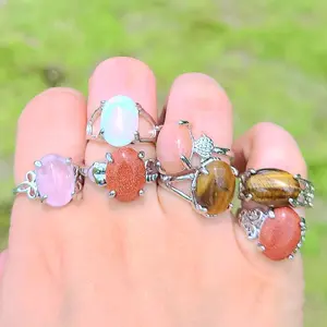 random crystal ring random crystal ring