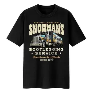[Cotton] Snowman's Bootlegging Service Unisex T-Shirt - Smokey & The Bandit - Unis Sweatshirt, Gift Trending for All Sizes - Classic Tshirt, Hoodie and SweatshirtFashion 	     Unisex T-shirts M-5XL Everyday / Daily / Street style