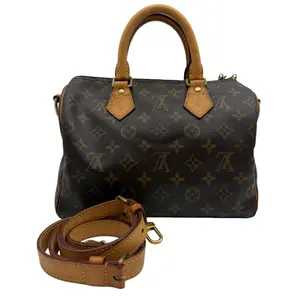 Pre-owned Louis Vuitton Monogram Canvas Speedy 25 Top Handle Crossbody Bag