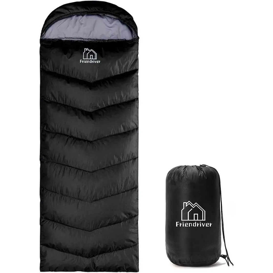 XL Size Upgraded Version of Camping Sleeping Bag 4 Seasons Warm and Cool, Lighter Weight, Adults and Children Can Use Waterproof Camping Bag, Travel and Outdoor Activities Friendriver