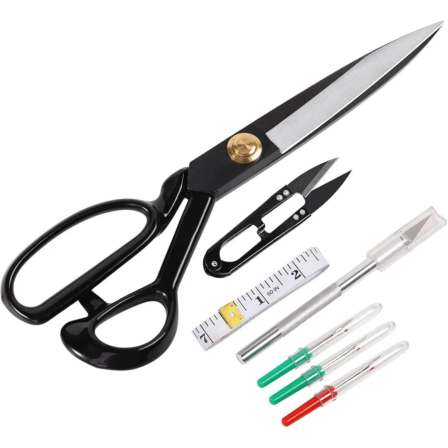 Fabric  - 8 Inch Sewing Dressmaking  Tailor's Dressmaker Shears for  Fabric, Clothes, Leather,