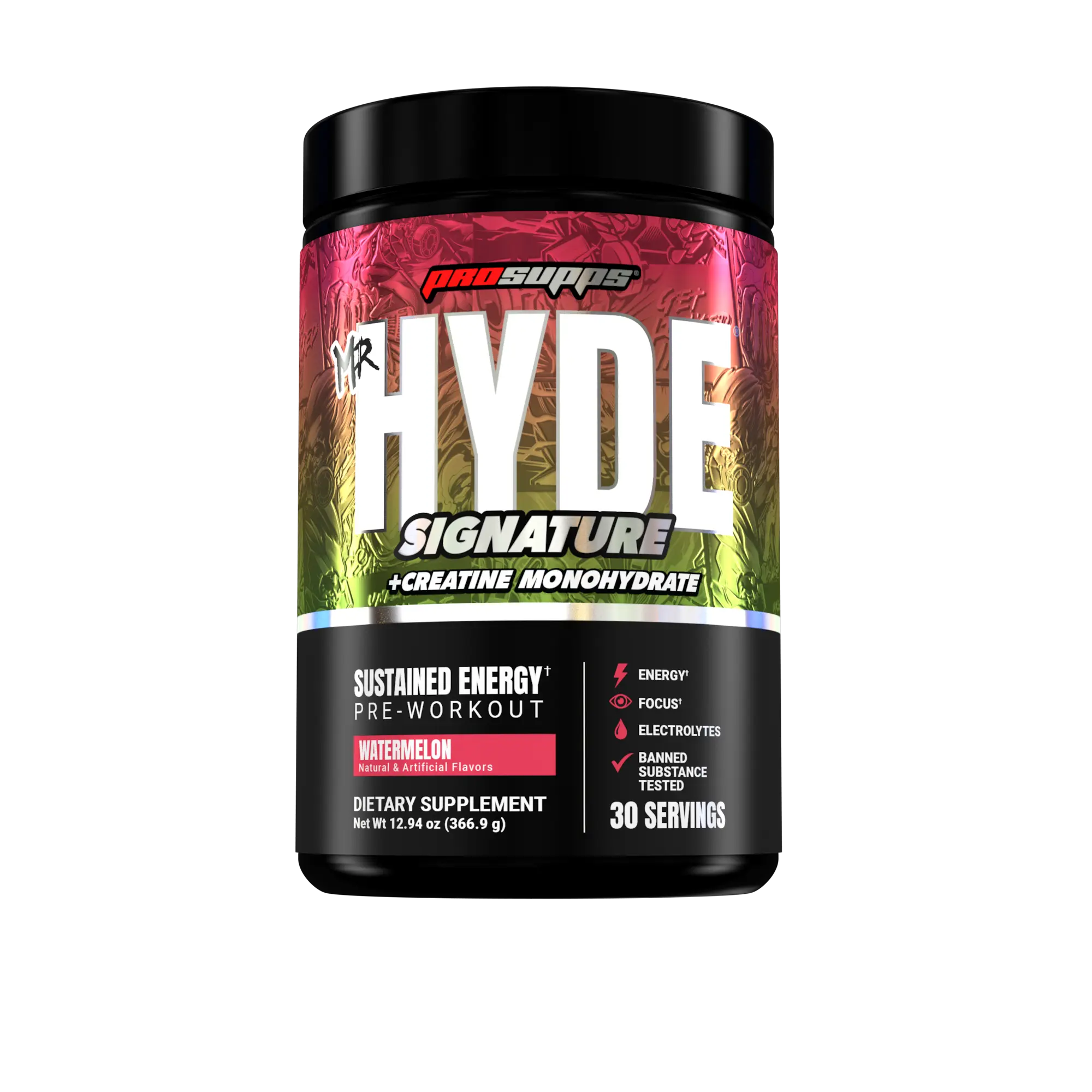 PROSUPPS Mr. HYDE Signature V2 Pre-Workout Powder – Intense Energy, Focus & Performance Support – Enhanced Formula – Blue Razz & Fruit Punch Flavors