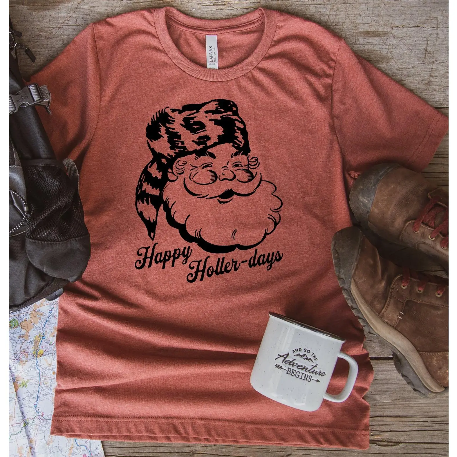 Hillbilly Santa Adult T Shirt - Unisex