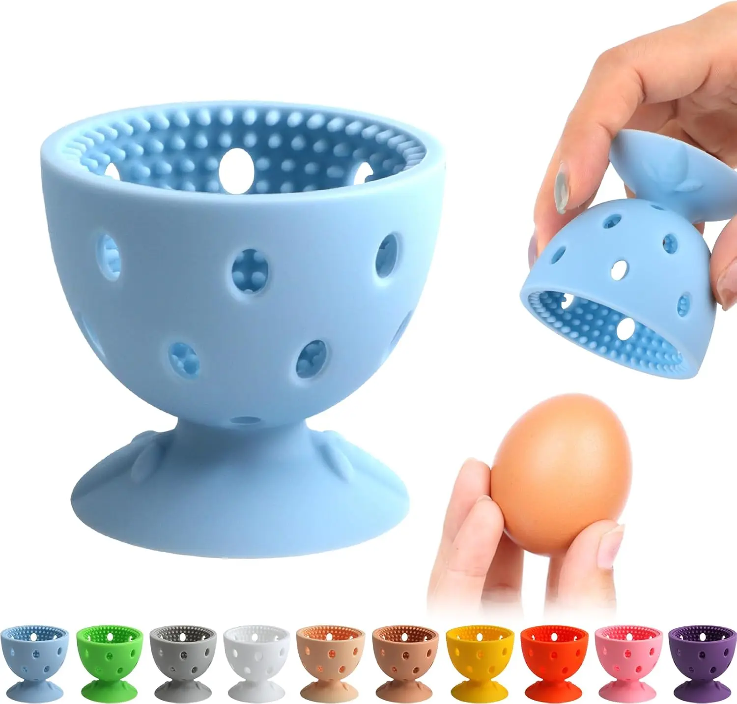 Silicone Egg Washer - Cute Chick-Shaped Kitchen Gadget, Reusable Small-Size Kitchen Utensil for Egg and Fruit Cleaning, Kitchen Gadgets