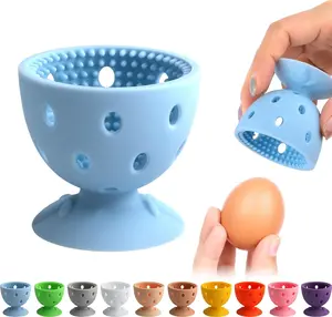 Silicone Egg Washer - Cute Chick-Shaped Kitchen Gadget, Reusable Small-Size Kitchen Utensil for Egg and Fruit Cleaning, Kitchen Gadgets