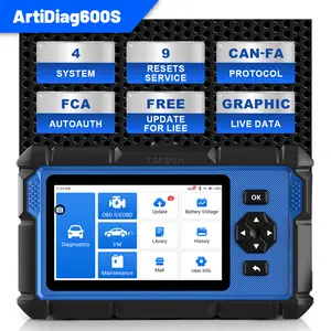 2025 TOPDON AD600S OBD2 Scanner Car Diagnostic Scan Tool Maintenance ABS SRS SAS AT TPMS EPB Diagnostic Tool Autos Car Vehicle Automotive Free Lifetime Upgrade Auto Vehicle