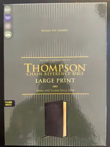 ESV Thompson Chain-Reference Bible - Large Print Edition, Clean Layout, Ideal for Scripture Study