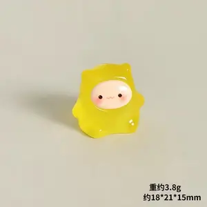 Cute yellow handmade decoration mini elf ghost night light