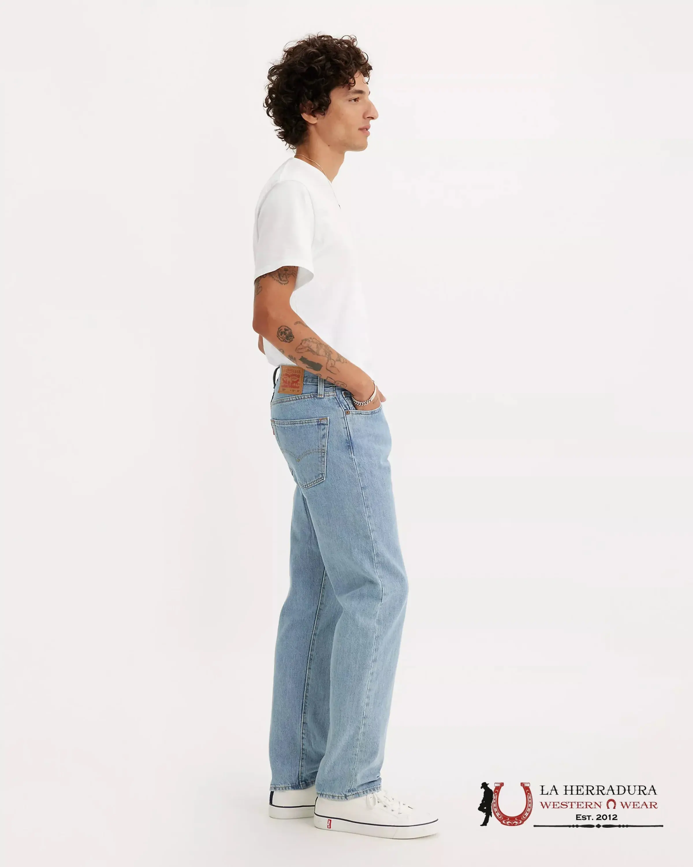 LEVI'S MENS 501 ORIGINAL STRAIGHT LEG JEAN- DENIM 005010134