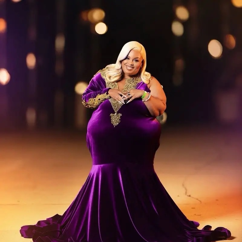 Prom Dress - Purple Formal Women's Dress with Elegant Design and Stylish Fit - Womenswear