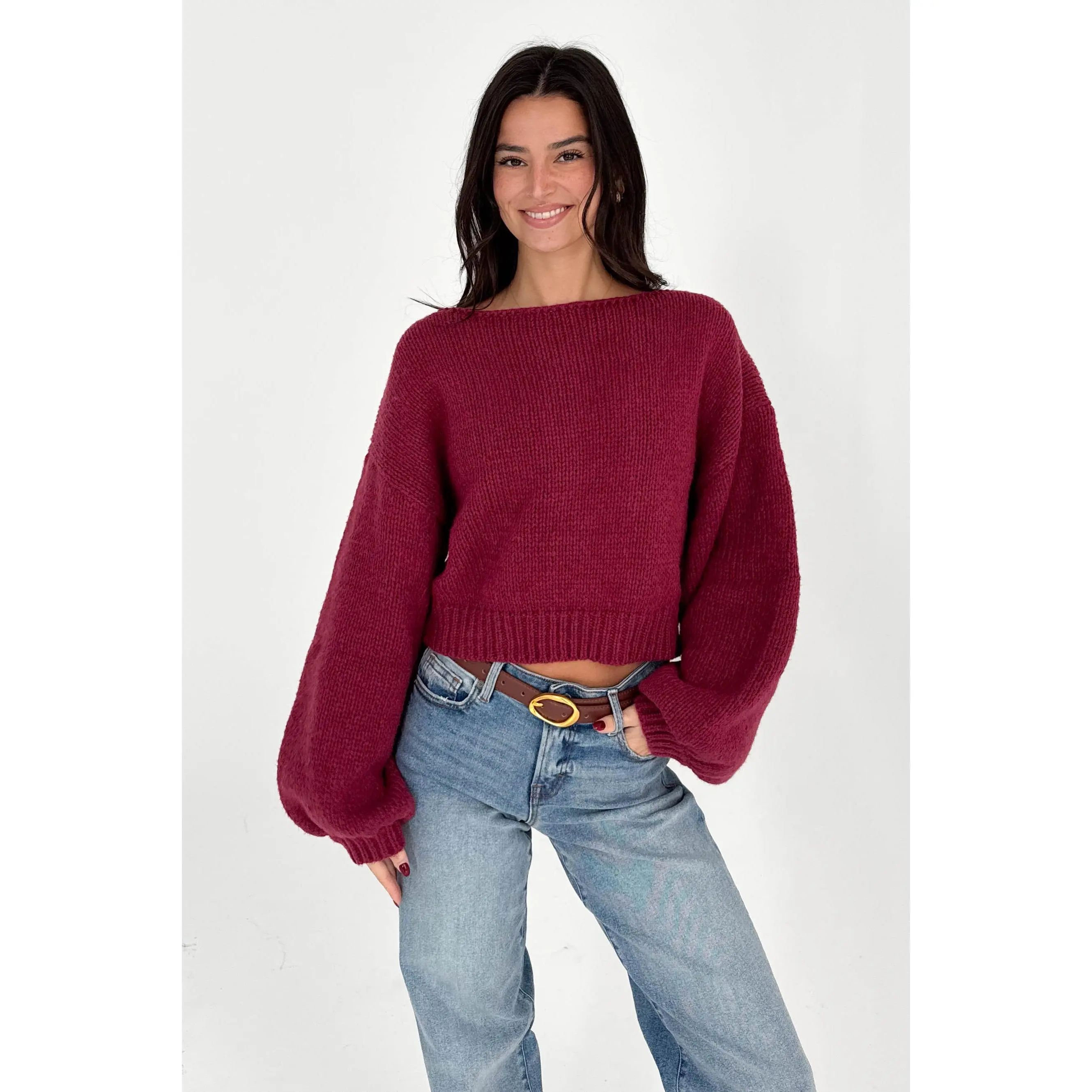 Women's Casual Polyester Knitwear Top, Rosie Sweater Women's Casual Polyester Knitwear Top, Rosie Sweater