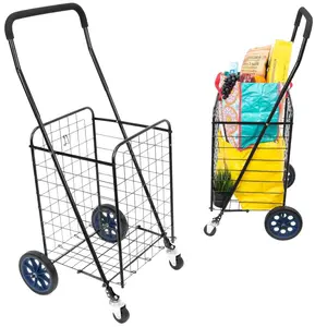 Mount-It! Small Rolling Utility Shopping Cart