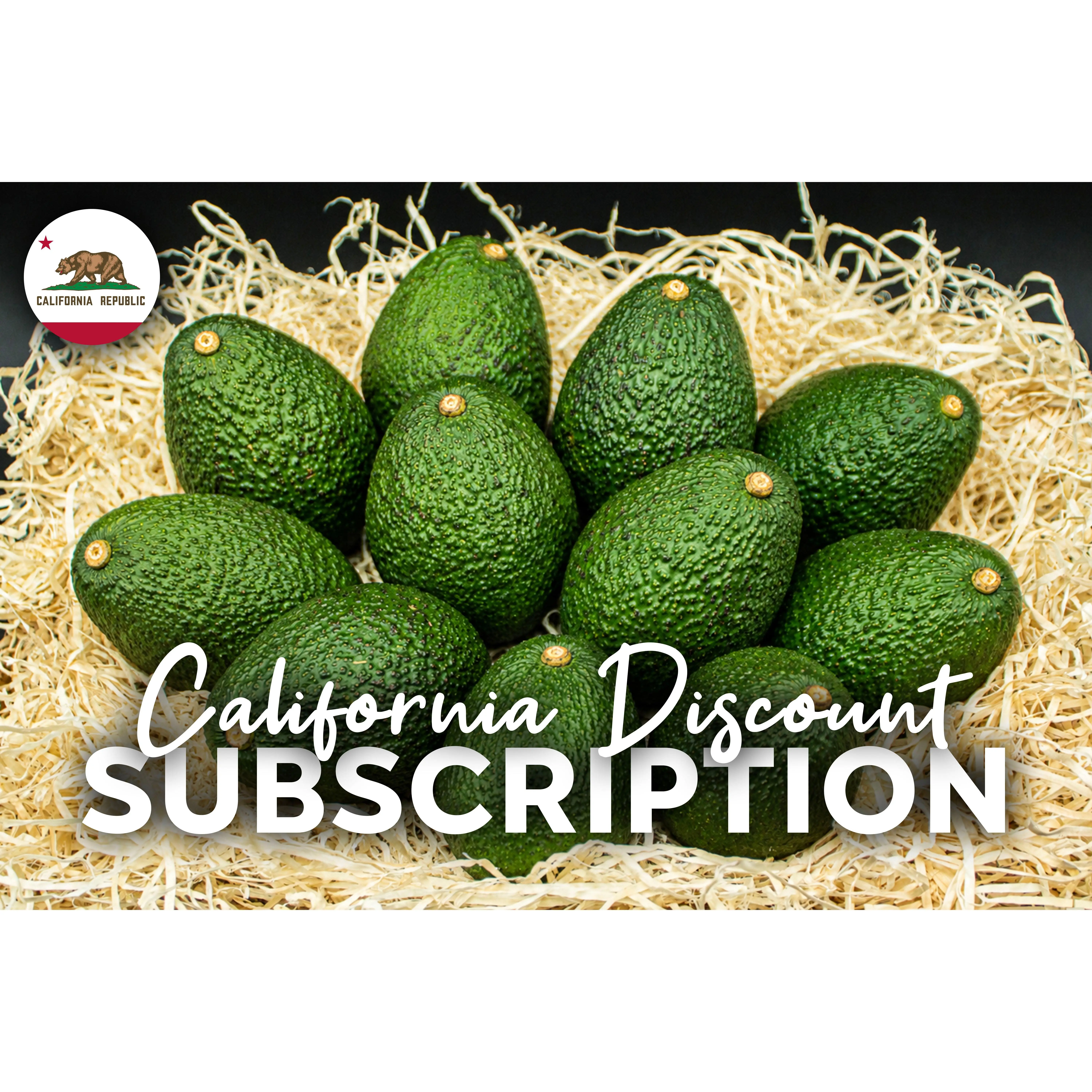 California Discount Subscription - 12 Large Avocados