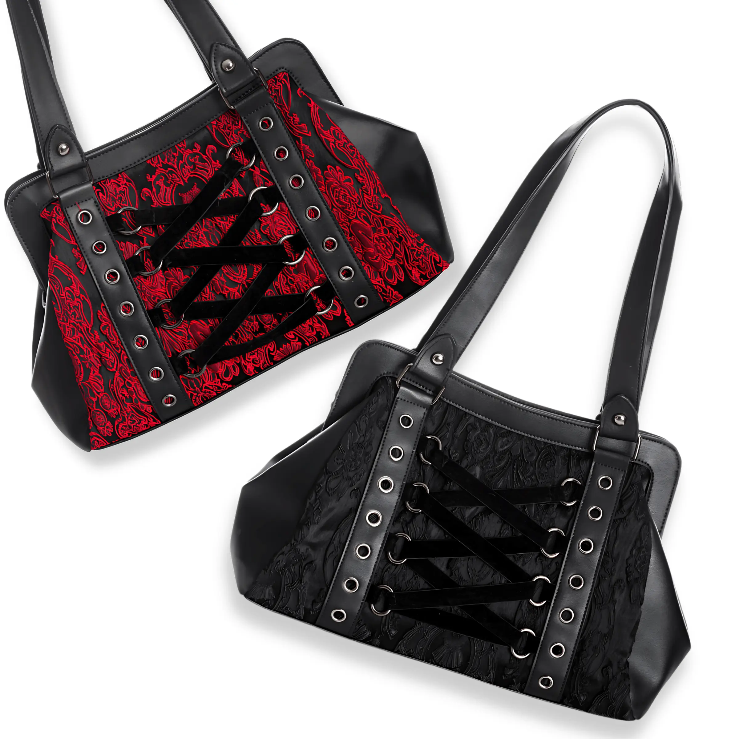 Lace Corset Shoulder Bags