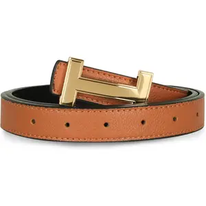 Women's Belts with Gold Buckle, Fashion Waist Band, Elegant Ladies' Belt, Gift for Women