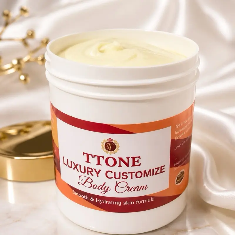 TTONE LUXURY CUSTOMIZE BODY CREAM . RADIANT MOISTURIZER WITH ANTIOXIDANT, VITAMIN C , COLLAGEN . MOISTURIZER