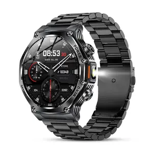 1.7 inch  Large-Screen Smartwatch, Answer/Make Call And Message Reminders, 100+ Sports Modes Fitness Tracker, 800mah Large-Capacity Battery Flashlight Smartwatch, Suitable for Men Gift, Digital Smart Watch