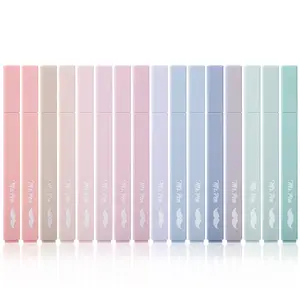 Aesthetic Highlighters, 16 pcs, Chisel Tip, Morandi Colors, No Bleed Bible Highlighter Pastel, Assorted Colors, Cute