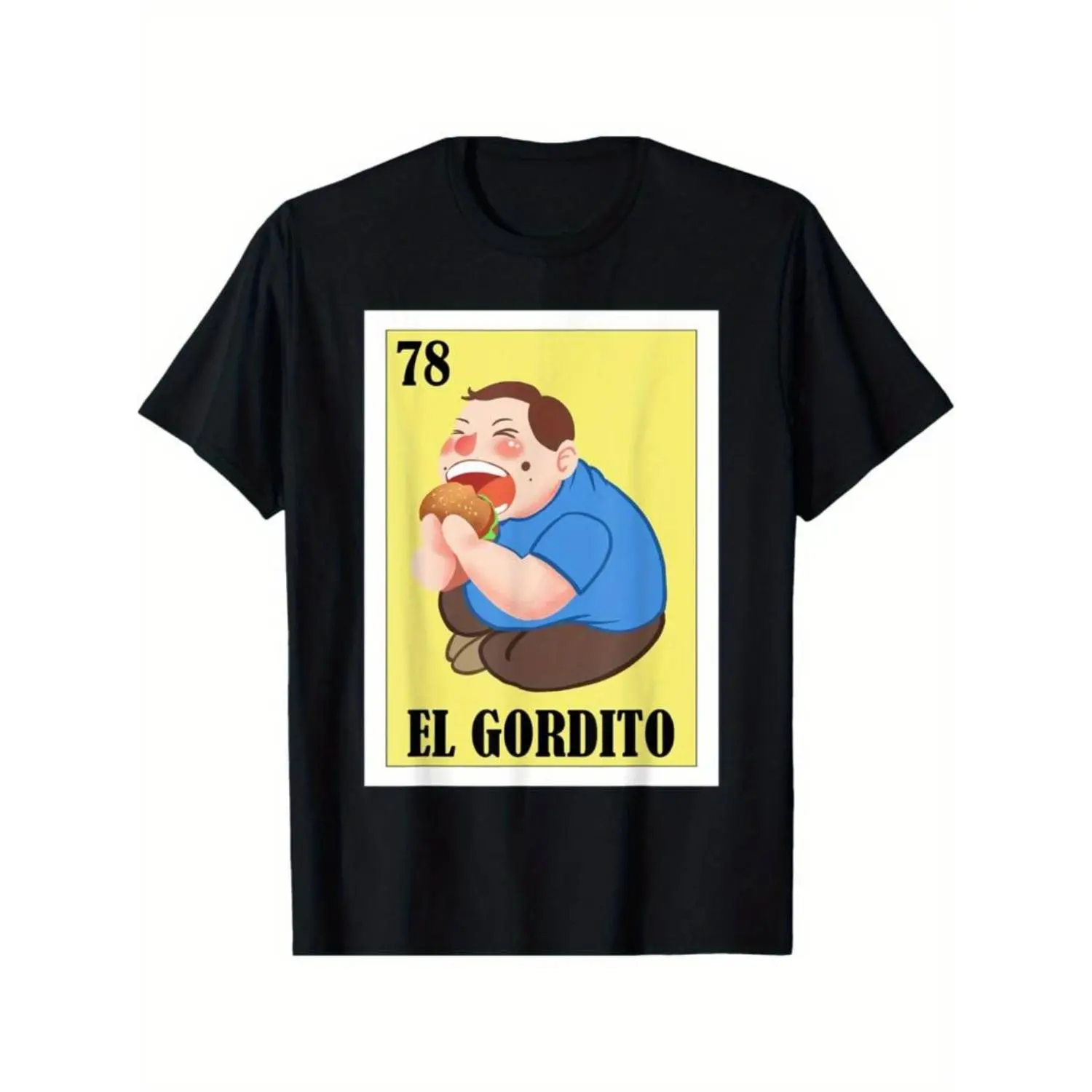 [100% Cotton] [100% Cotton]  Funny Mexican Design For Fat Guys - El Gordito T-Shirt T-Shirt For Men And Women