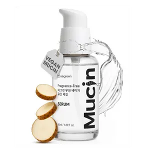 Vegreen Vegan Snail Mucin Alternative Serum | Wild Yam Phyto Mucin for Intense Hydration & Calming | Clinically Proven Barrier Support (1.69 fl oz)