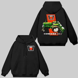 Olv 1850 Tractor Row Crop Hoodie T-Shirt Farm Machinery Graphic Sweatshirt T-Shirt Hoodie Farmers X-mas Gift