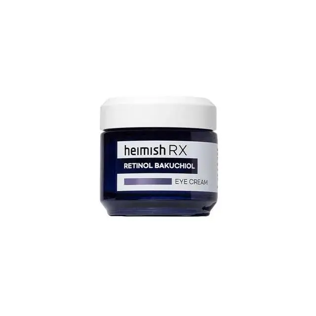 Heimish RX Retinol Bakuchiol Eye Cream 30ml- Anti-Wrinkle & Brightening Formula with 1% Bakuchiol, 0.01% Retinol & 5% Niacinamide for Hydration & Puffiness Reduction - Oil backtoschool