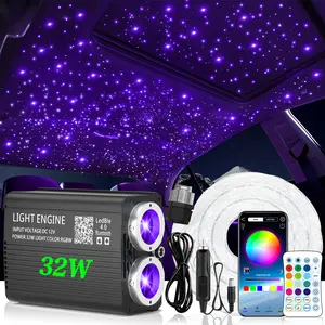 1000pc 0.03in*9.8ft 32W car home headliner star light kit roof twinkle ceiling lights fiber optic led backlights starlightcarroof
