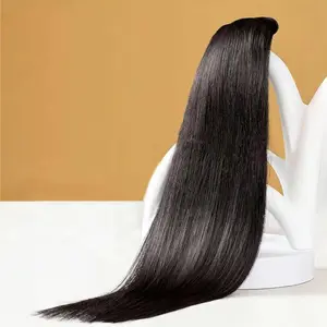 VIPbeauty Raw Bundles Human Hair Straight, No Tangle Shedding, Keep Texture Silky Soft After Multiple Washes, 16A Raw Indian Hair Bundles , Triple Lifespan 3X