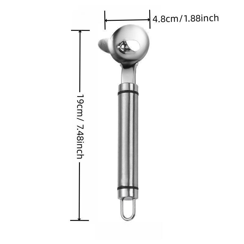 【3 Pack】Stainless Steel Peeler - Multi-Purpose Kitchen Tools, Cactus Peeler, Noodle Cutter & Scoop, Durable & Easy-Grip Handles