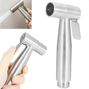 Portable Pressurized Toilet Companion Spray Gun High Pressure Bathroom Bidet Sprayer Women's Bidet Sprayer Head for Toilet Rinse Multi Functional Handh Handheld Bidet Sprayer