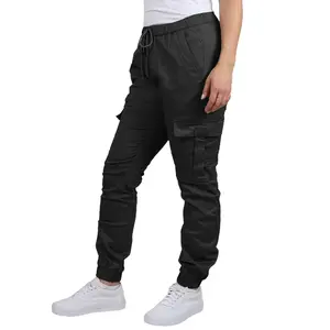 Women's Cotton Flex Stretch Cargo Hiking Combat Quick Dry Jogger Pants (Sizes, S-2XL)