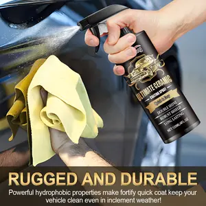 High Gloss Car Coating Spray Quick Shine Effect 120 ml Auto Polish Coating Agent With Dustproof and Glazing Effects Long-Lasting Car Showroom gloss that Lasts Car Gifts