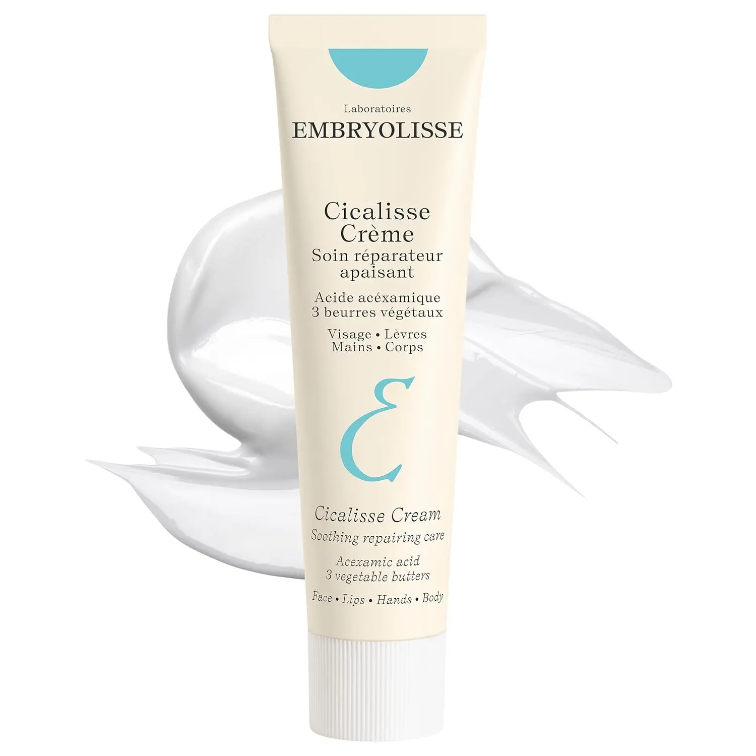 Embryolisse Cicalisse Skin Repair Cream (Barrier Repair + Deep Hydration) For Face & Body - Daily Moisturizer with Hyaluronic Acid- 1.35 Fl Oz