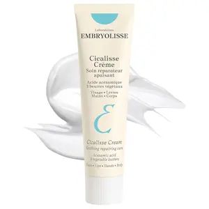 Embryolisse Cicalisse Face Cream, Moisturizer with Hyaluronic Acid that Accelerates Skin's Restoration Process - For Face, Body and Lips  - 1.35 Fl Oz, Aloe, Apricot, Comfort, Moisturizing, Nourishing, Skincare, Moisture, Vegan, Aloe vera, Rejuvenating