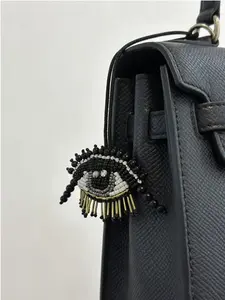 New Fashion Pearl Extender Chain Bag Charm Eye Chain Trendy Hanging Accessory Handbag Purse Decoration, Casual Style All Seasons, Fashion Bag Charms