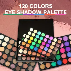 120-color eyeshadow palette + 8 small makeup brushes, one set covers the entire eye makeup look. This palette is suitable for various occasions and easy for beginners to master. The powder is fine and doesn’t fly up, and it lasts long without fading.