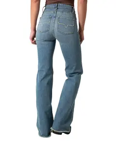 Kimes Ranch Women's Olivia Medium Wash High Rise Wide Leg Jeans - Wj-N19118