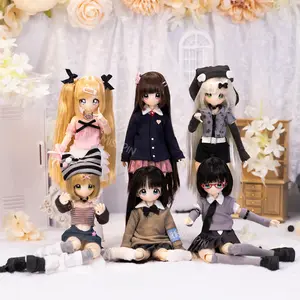 [2-day delivery]Realistic Multi-Jointed 1/6 BJD Blind Box Action Figure Set - "Don’t Touch My Straight Bangs" Special Edition, Collectible Figurine, Birthday Gift for Girls, Home & Office Decoration