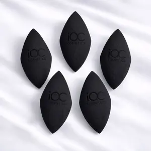 IOC Cosmetics Blending Grip - 5 Pack Plush Resilient Sponges for Precise Application of Liquids, Creams & Powders