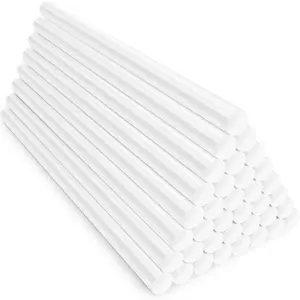 clear full size hot melt glue gun sticks, 12 small 0.43 inch, suitable form OST glue guns, multi-purpose for DIY arts and crafts, 10/20/30/50 count Trianglegluestick Concrete Caulking Adhesive