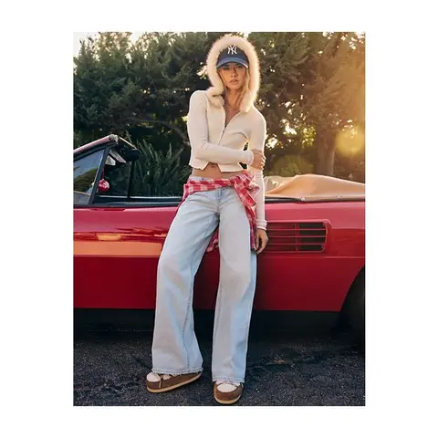 AE Lowest-Rise Baggy Wide-Leg Jean