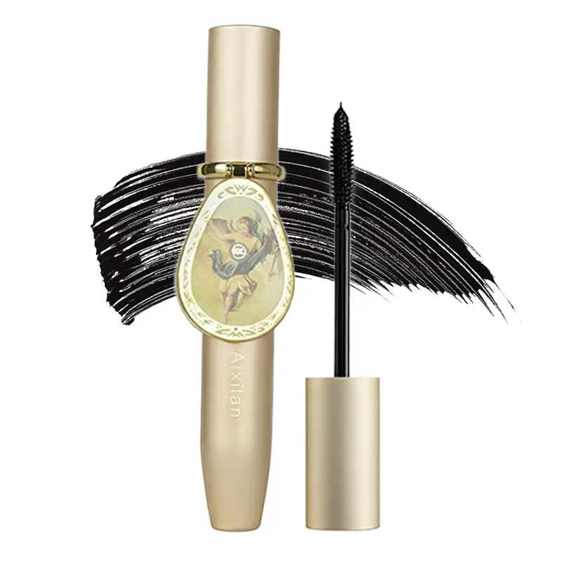 Aixilan Mirror Mascara -  and Sweatproof tubing mascara  mascara bride mascara Brush Head for Preventing Makeup Discoloration 7ml Large Capacity Suitable for Newcomers'  Colorful Telescopic  Silk Fiber Set Waterproof Voluminous Lash Mascara Cosmetic