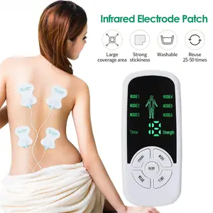 Muscle Therapy Stimulator 6 Modes Tens Unit Machine Meridian Physiotherapy Pulse Abdominal Prostate Body Massager