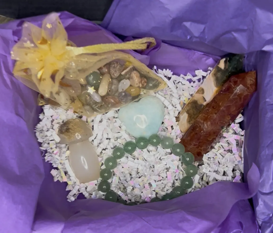 $30 Mini Mystery Crystal Box  Affordable & Magical | Towers • Carvings • Tumbles • Freebie Surprise
